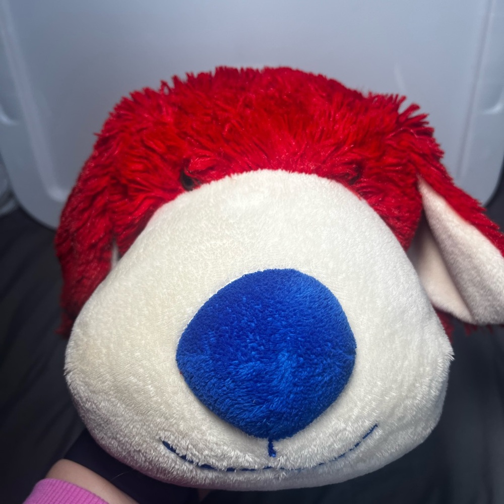 Limited Edition Pillow Pets Patriotic Puppy Dog Plush 18”
